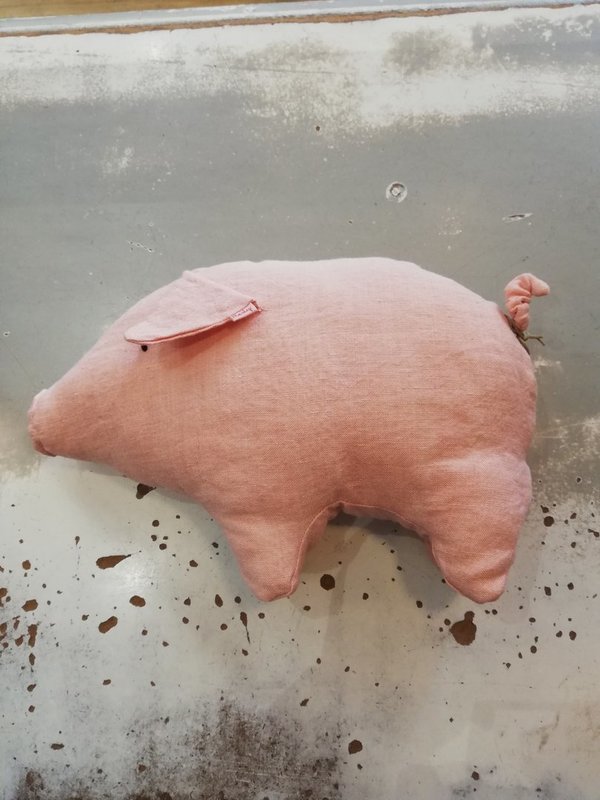 Schwein klein rosa