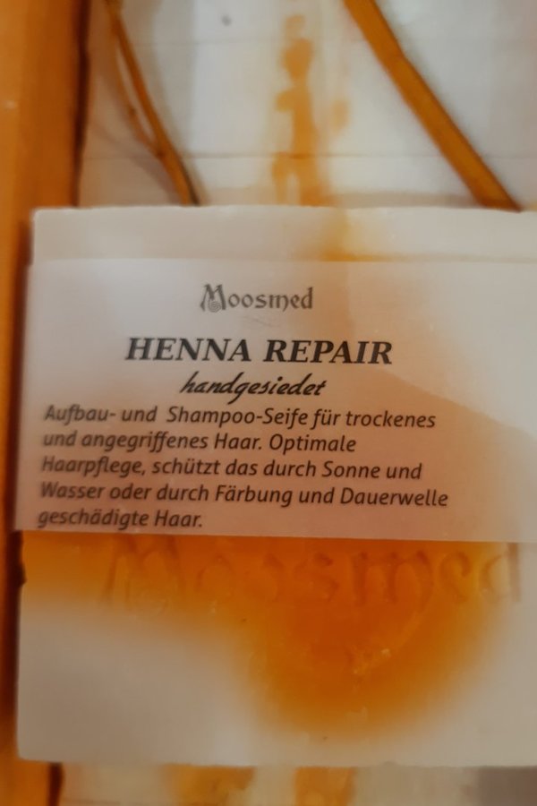Naturseife 100g Henna Repair Shampoo-Seife