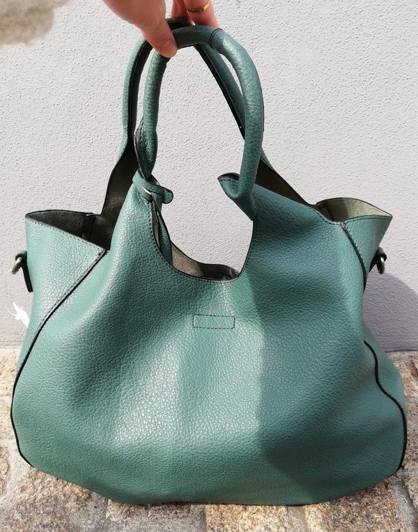 Tasche mit kleiner Innentasche grün